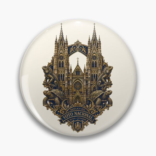 Item preview, Vintage Basilica del Voto Nacional Quito designed and sold by Imaginationbeyond.
