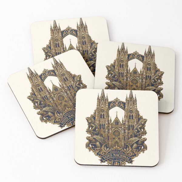 Item preview, Vintage Basilica del Voto Nacional Quito designed and sold by Imaginationbeyond.