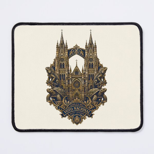 Item preview, Vintage Basilica del Voto Nacional Quito designed and sold by Imaginationbeyond.