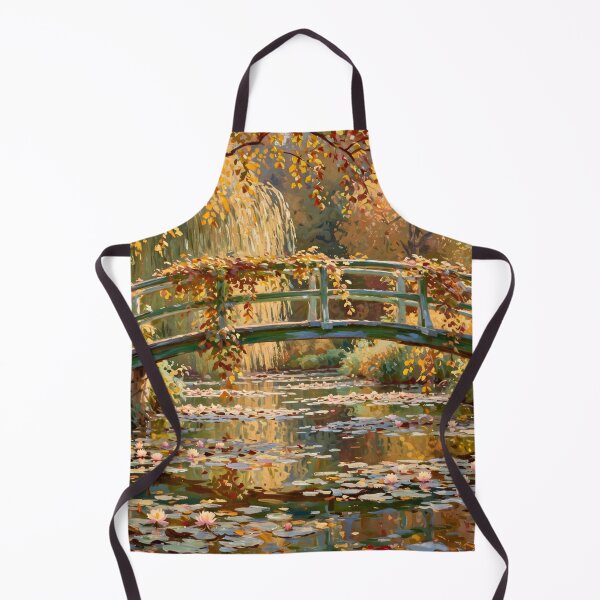 Item preview, Impressionist Autumn Giverny Bridge designed and sold by Late Theory.