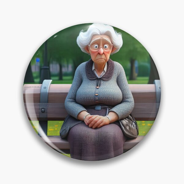Item preview, Old Fart sat alone on a park bench designed and sold by Colin Bentham.