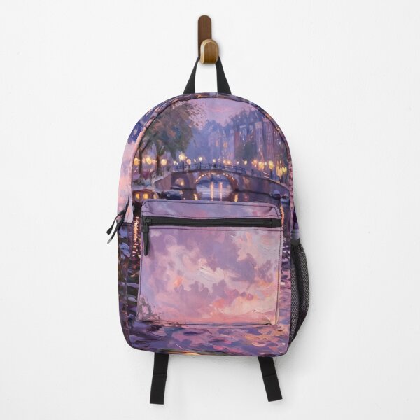 Item preview, Impressionist Cityscapes - Amsterdam Canal Grande Sunset designed and sold by Late Theory.