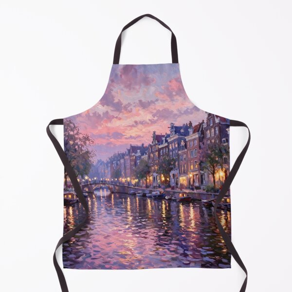 Item preview, Impressionist Cityscapes - Amsterdam Canal Grande Sunset designed and sold by Late Theory.
