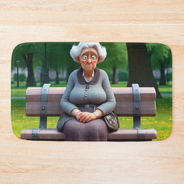 Item preview, Old Fart sat alone on a park bench designed and sold by Colin Bentham.