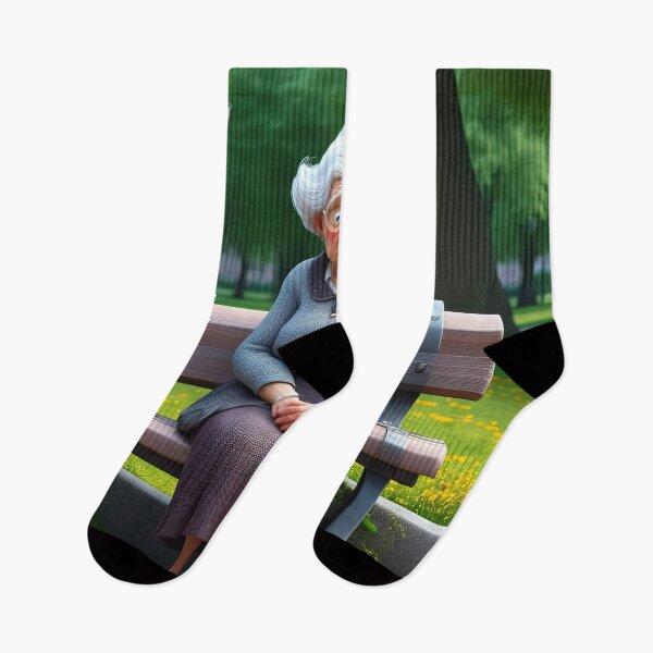 Item preview, Old Fart sat alone on a park bench designed and sold by Colin Bentham.