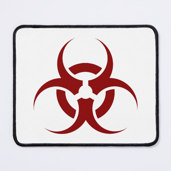 Item preview, Dark Red Biohazard Warning Sign Alternative Symbol designed and sold by pattern-archive.