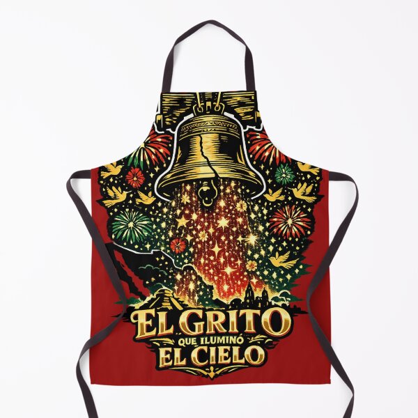Item preview, El Grito Que Ilumino El Cielo Día De La Independencia Mexicana Arte De Campanas Y Fuegos Artificiales designed and sold by irfanshikh.