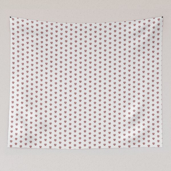 Item preview, Dark Red Biohazard Warning Sign Alternative Symbol designed and sold by pattern-archive.