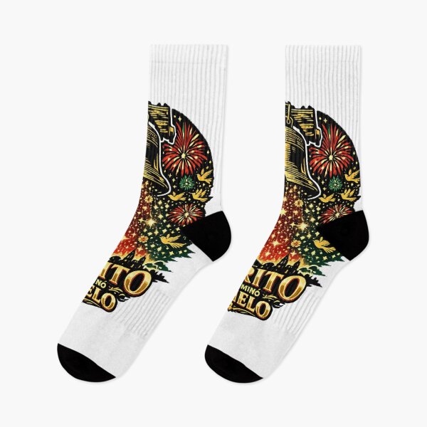 Item preview, El Grito Que Ilumino El Cielo Mexican Independence Day Bell And Fireworks Art designed and sold by irfanshikh.