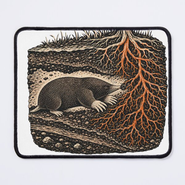 Item preview, Root-Access Mole – Linux Sysadmin Design designed and sold by yagniikd-.