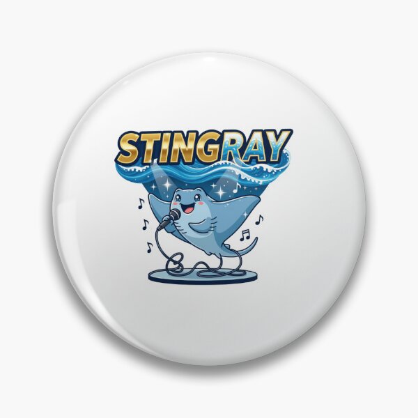 Item preview, STINGray Singing Ray Wordplay Sticker designed and sold by Imaginarium of Chaos falcon88 .