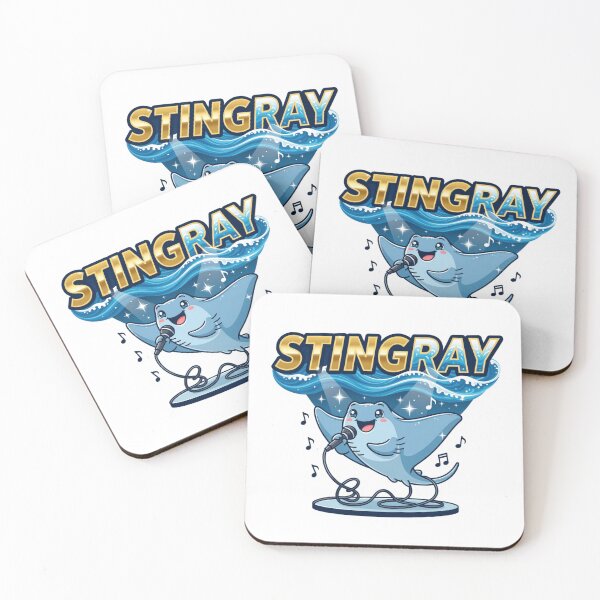 Item preview, STINGray Singing Ray Wordplay Sticker designed and sold by Imaginarium of Chaos falcon88 .