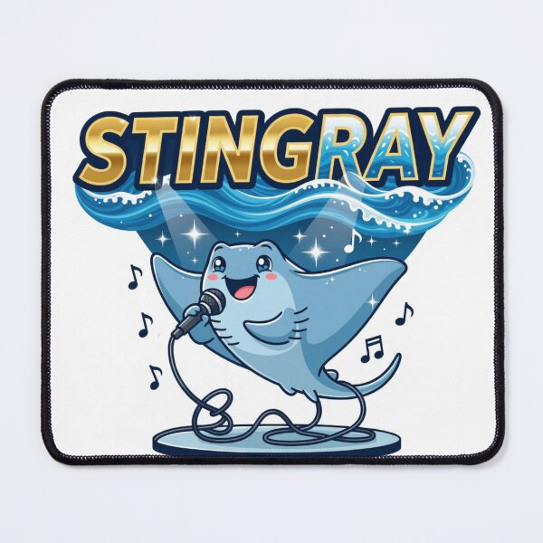 Item preview, STINGray Singing Ray Wordplay Sticker designed and sold by Imaginarium of Chaos falcon88 .