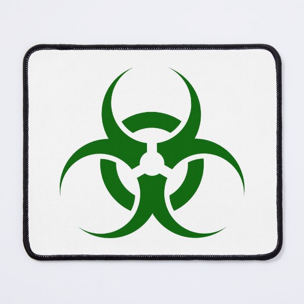Item preview, Dark Green Biohazard Warning Sign Alternative Symbol designed and sold by pattern-archive.