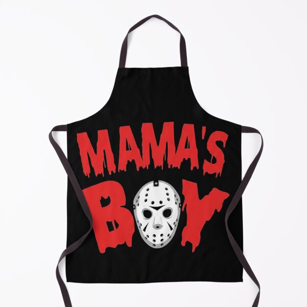 Item preview, Funny Mama's Boy Hockey Mask Horror Meme designed and sold by VincentMoore96.