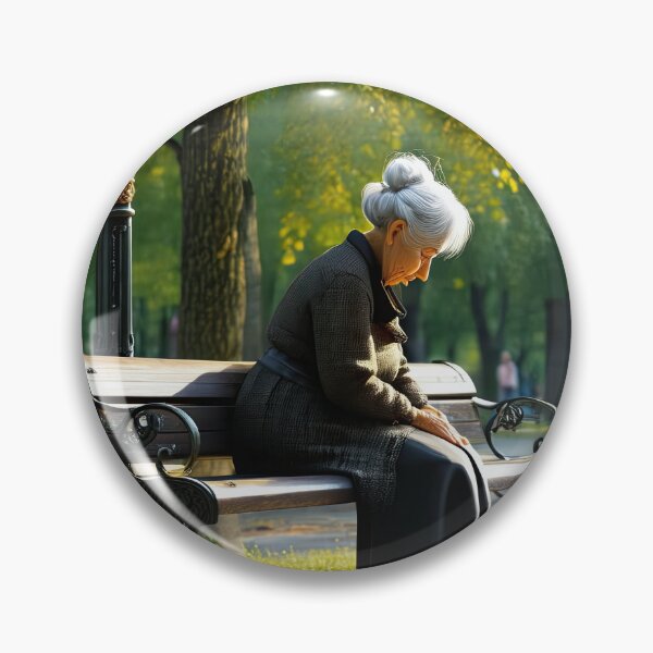Item preview, Old Fart sat alone on a park bench designed and sold by Colin Bentham.