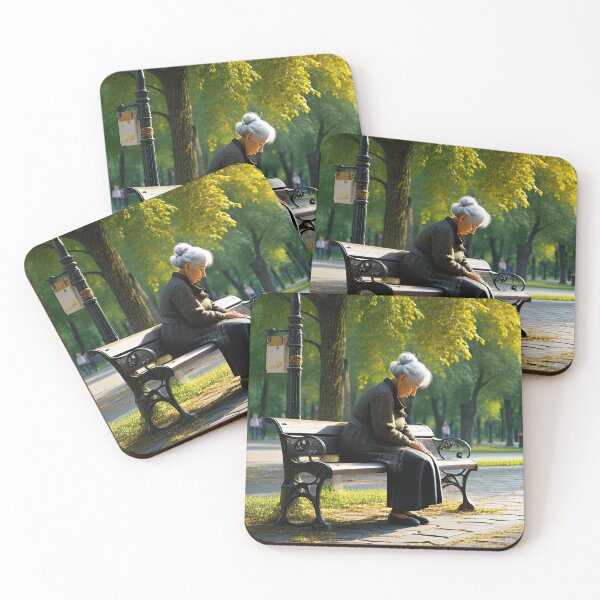 Item preview, Old Fart sat alone on a park bench designed and sold by Colin Bentham.
