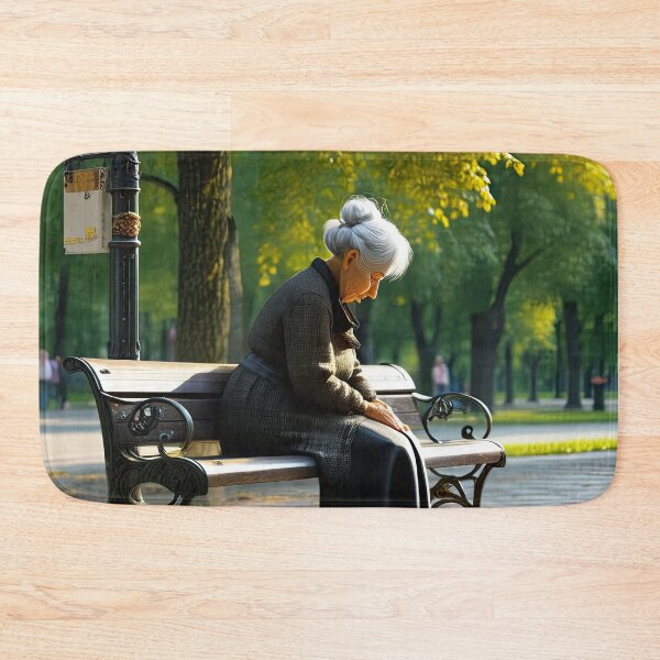 Item preview, Old Fart sat alone on a park bench designed and sold by Colin Bentham.