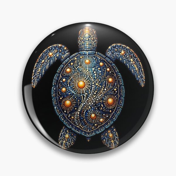 Item preview, Sea Turtle Top View | Ocean Galaxy Artwork designed and sold by Zaru Art Studio.