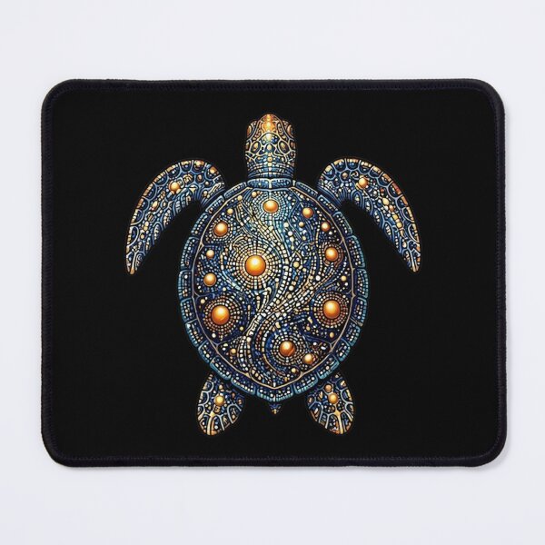 Item preview, Sea Turtle Top View | Ocean Galaxy Artwork designed and sold by Zaru Art Studio.