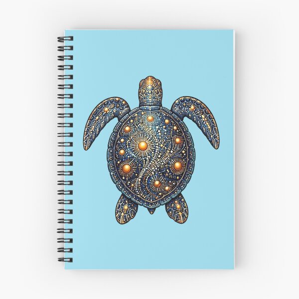 Item preview, Sea Turtle Top View | Ocean Galaxy Artwork designed and sold by Zaru Art Studio.