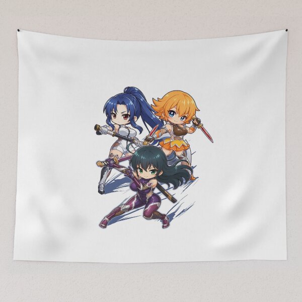Item preview, Taimanin Ninja Chibi Anime artwork digital hand draw design designed and sold by sabartgunpla.