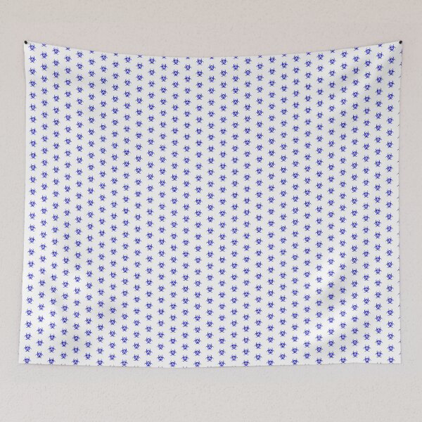 Item preview, Blue Biohazard Warning Sign Alternative Symbol designed and sold by pattern-archive.
