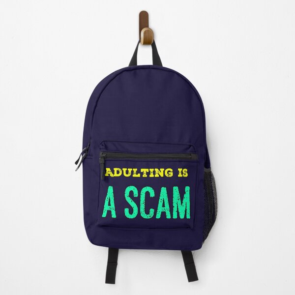 Item preview, Being an Adult Is a Scam | Sarcastic Ironic T-Shirt Phrase designed and sold by AstronautMerch.