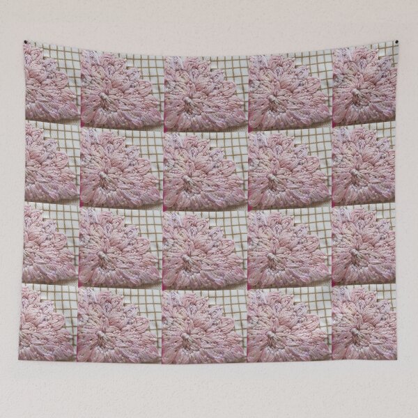 Item preview, Embroidered floral mass designed and sold by LyLauDesign.