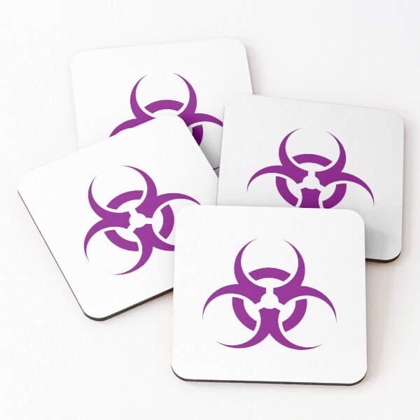 Item preview, Purple Biohazard Warning Sign Alternative Symbol designed and sold by pattern-archive.