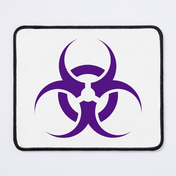 Item preview, Dark Purple biohazard sign designed and sold by pattern-archive.