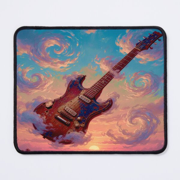 Item preview, Heavenly vintage electric guitar - rock music and guitar sound never die designed and sold by Segasprojects.