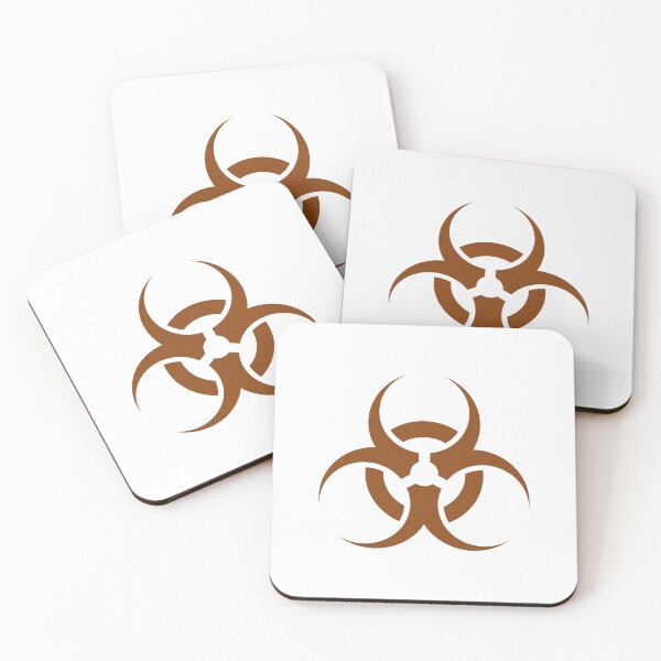 Item preview, Brown Biohazard Warning Sign Alternative Symbol designed and sold by pattern-archive.