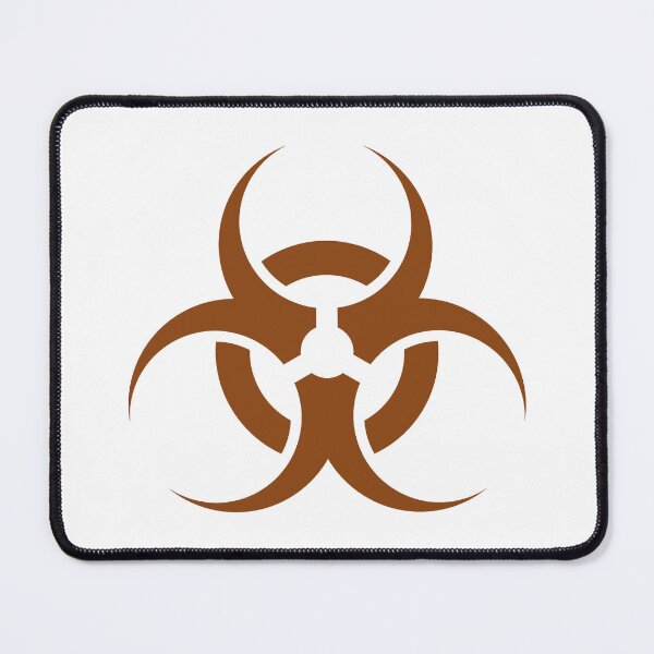 Item preview, Brown Biohazard Warning Sign Alternative Symbol designed and sold by pattern-archive.
