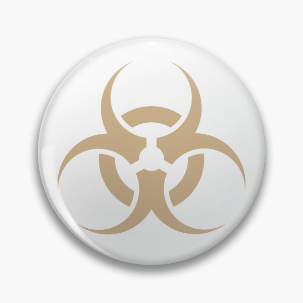 Item preview, Tan Biohazard Warning Sign Alternative Symbol designed and sold by pattern-archive.