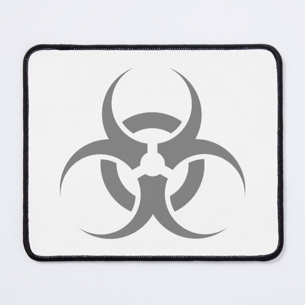 Item preview, Gray biohazard sign designed and sold by pattern-archive.