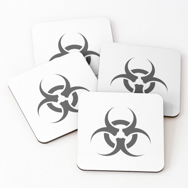 Item preview, Dark Gray Biohazard Warning Sign Alternative Symbol designed and sold by pattern-archive.