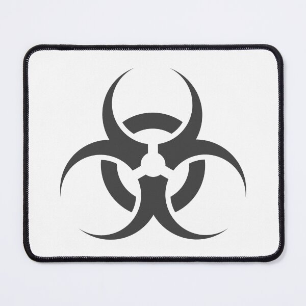 Item preview, Dark Gray Biohazard Warning Sign Alternative Symbol designed and sold by pattern-archive.