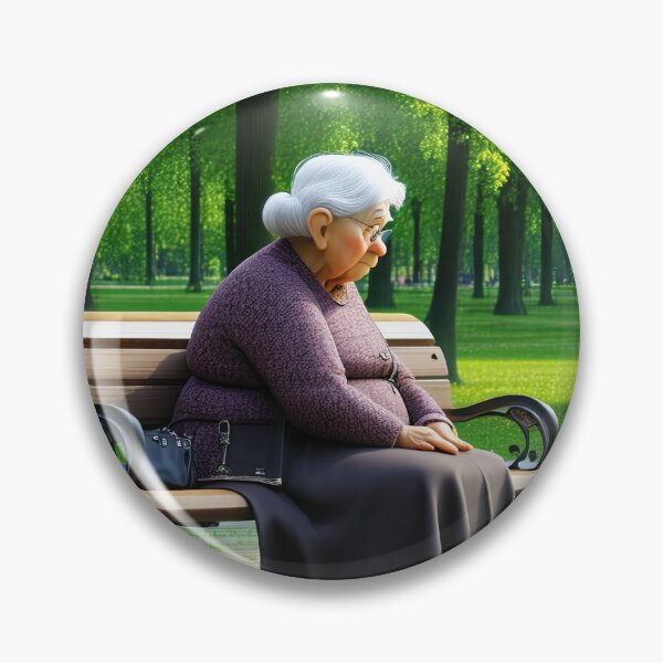 Item preview, Old Fart sat alone on a park bench designed and sold by Colin Bentham.