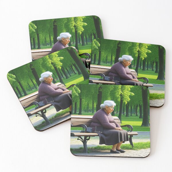 Item preview, Old Fart sat alone on a park bench designed and sold by Colin Bentham.