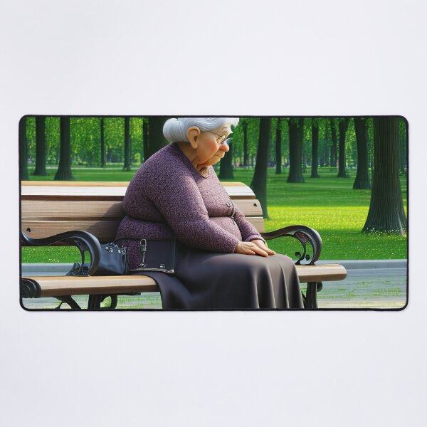 Item preview, Old Fart sat alone on a park bench designed and sold by Colin Bentham.