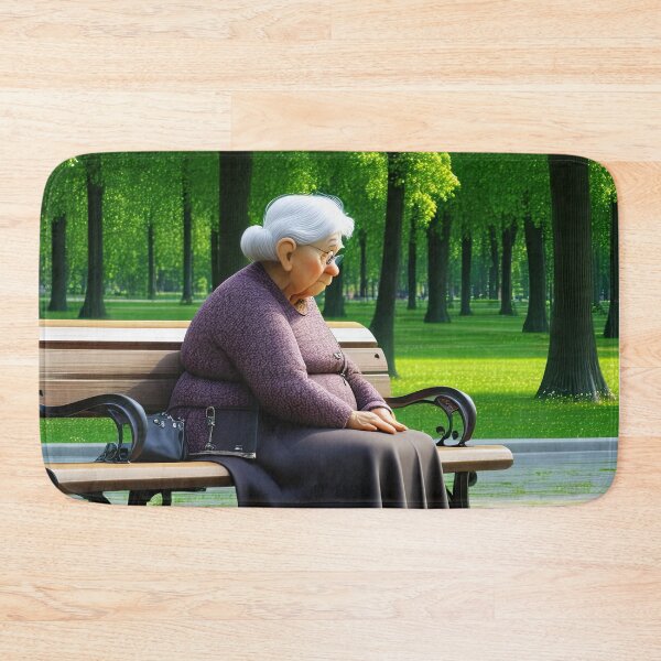 Item preview, Old Fart sat alone on a park bench designed and sold by Colin Bentham.