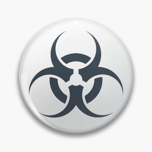 Item preview, Charcoal Biohazard Warning Sign Alternative Symbol designed and sold by pattern-archive.