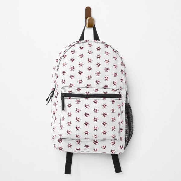 Item preview, Burgundy biohazard sign designed and sold by pattern-archive.