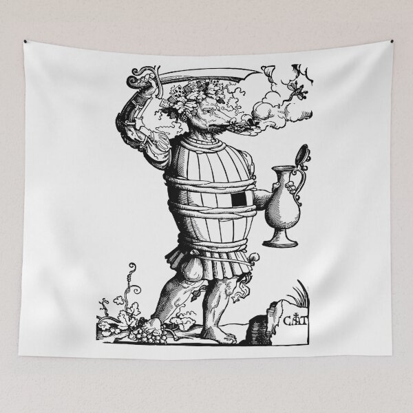 Item preview,  De Speel- en Wijnduivel (The Gambling and Wine Devil) designed and sold by The Ravens Ballad.