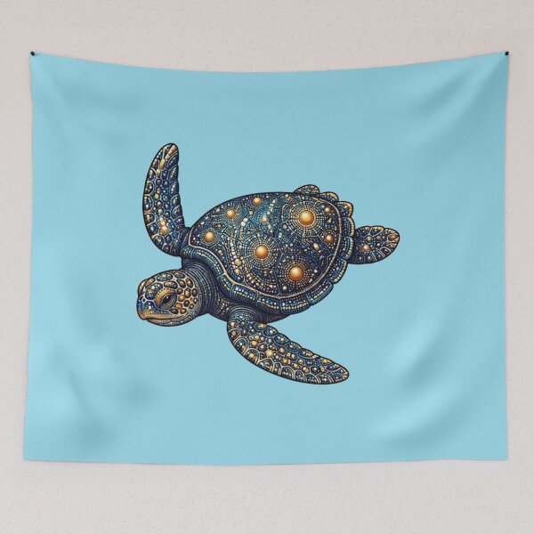 Item preview, Sea Turtle Ocean View | Ocean Galaxy Artwork designed and sold by Zaru Art Studio.