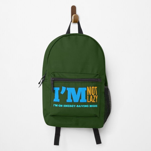 Item preview, I'm Not Lazy Energy Saving Mode | Funny Ironic Phrase designed and sold by AstronautMerch.
