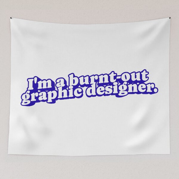 Item preview, Tired Freelance Life - Im A Burnout Graphic Designer Funny Design designed and sold by Kerosene Design.