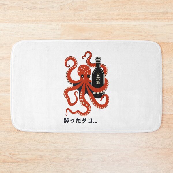 Item preview, drunken octopus osaka retro — funny japanese sake bar tentacles art designed and sold by himamshu.