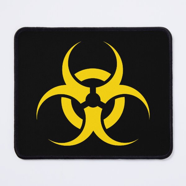 Item preview, Gold Biohazard Warning Sign Alternative Symbol designed and sold by pattern-archive.